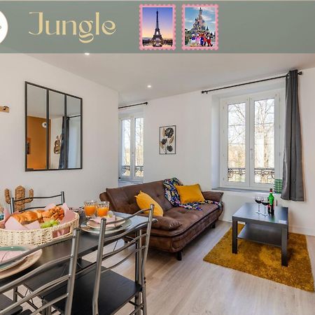 Jungle - Magnifique Appartement Avec Parking Prive - Paris-Disney & Cdg A 25 Minutes Pomponne Exterior photo